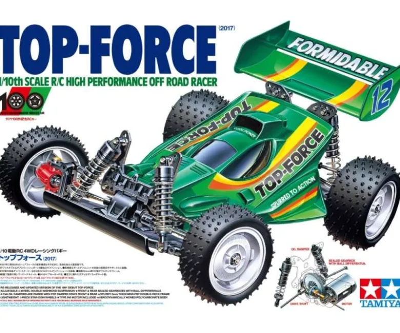 Tamiya 47350Top Force 2017 1:10 4WD Offroad Buggy - Limited Edition Wiederauflage