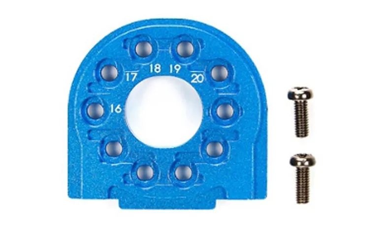 Tamiya 54558TT-02/B Alu Motorhalter Blau eloxiert