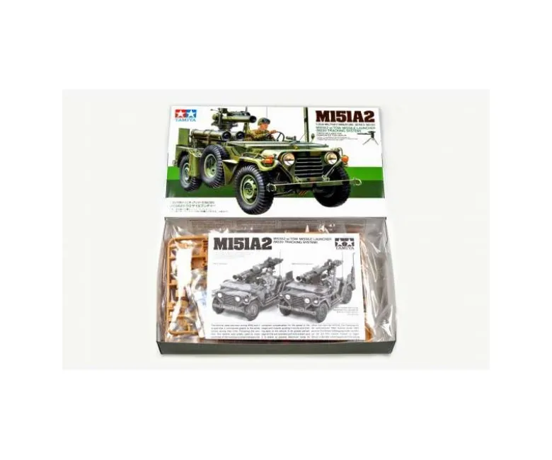 Tamiya 35125US M151A2 Ford MUTT m.TOW-Rak.(1), Plastikbausatz, 1:35