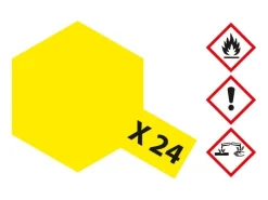 Tamiya 81024X-24 Klar-Gelb glänzend 23ml Acrylfarbe