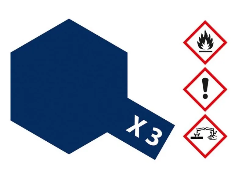 Tamiya 81003X-3 Königsblau glänzend 23 ml Acrylfarbe