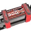 Team Corally C-50531Akku Klettbänder 250x20mm mit Metallöse - rot (2)