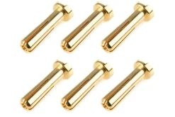 Team Corally C-50151Goldstecker mit Schlitz 4mm (6 Stück)
