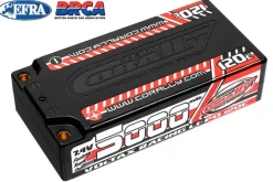 Team Corally C-49505LiPo Akku Voltax 120C - 5000mAh 7,4V 2S Shorty 4mm