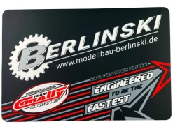 Team Corally C-90272-OEMSchraubermatte 'Modellbau Berlinski' Pitmat 590x395mm powered by Team Corally