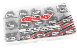 Team Corally C-38501Stahl Schauben Set M4 Rundkopf Innensechskant 10.9 (265 St)