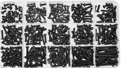 Team Corally C-38500Stahl Schauben Set M3 Rundkopf Innensechskant 10.9 (375 St)