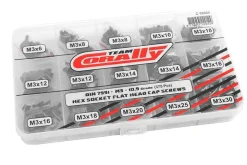 Team Corally C-38505Stahl Schrauben Set M3 Senkkopf Innensechskant 10.9 (375 St)