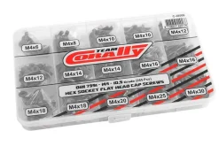 Team Corally C-38506Stahl Schrauben Set M4 Senkkopf Innensechskant 10.9 (265 St)
