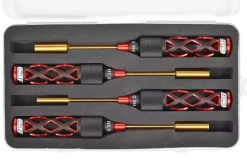 Team Corally C-16470Steckschlüssel-Set - M2/M3/M4/M5 - 4.0/5.5/7.0/8.0mm - 4 Stk