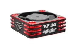 Team Corally C-53110-1TF-30 Ultra High Speed Lüfter 30mm 8,75V BEC Alu rot/schw.