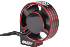Team Corally C-53115-1XF-30 Ultra High Speed Lüfter 30mm, schwarz/rot, BEC