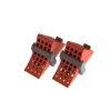 Thicon Models 50088Hemmschuhe rot mit Halter schwarz (2)