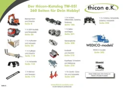 Thicon Models 90009Katalog TW-05 thicon-models/WEDICO-models DE