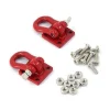 Thicon Models 20000Scale Schäkel mit Flansch Metall rot pulverlackiert