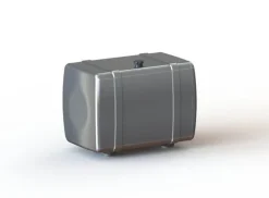 Thicon Models 500921:14 Tank 80mm silber mit Tankhalter