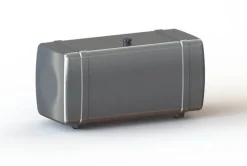 Thicon Models 500931:14 Tank 120mm silber mit Tankhalter