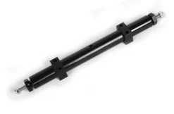 T2M T422678-120Aluminium Achse 120mm komplett für selbstbau Anhänger mit 12mm Mitnehmer