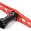 T2M T422543Aluminium Radmutterschlüssel 17mm, rot