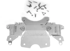 T2M T422685Edelstahl Getriebebox Abdeckung für 1:14 Tamiya Scania