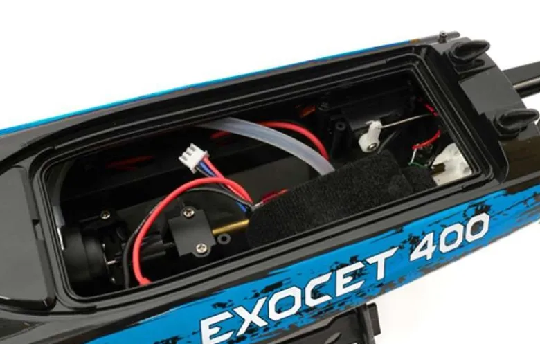 T2M T622Exocet 400 Rennboot 440mm 2.4GHz RTR, blau/schwarz bis zu 25 km/h