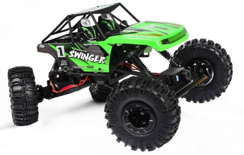 T2M T4942GRPirate Swinger 4WD Crawler 1:10 2.4GHz RTR, grün Hinterradsteuerung