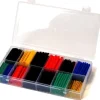 T2M T422614Schrumpfschlauch-Sortiment in Sortierbox (280 St.) verschiedene Größen und Farben