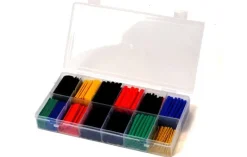 T2M T422614Schrumpfschlauch-Sortiment in Sortierbox (280 St.) verschiedene Größen und Farben