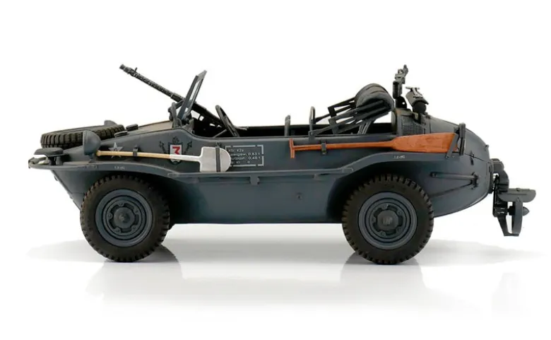 Torro 1149900002BRC VW Schwimmwagen T166 grau 1:16 2,4Ghz neue Version mit verbesserter Antriebswelle