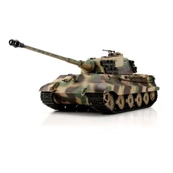 Torro 13306-CARC Königstiger Henschelturm tarn Panzer BB+IR 1:16 RTR