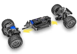 Traxxas 107154-1-BLKMINI-MAXX 4WD BL-2S Brushless, HD-Teile, RTR, schwarz