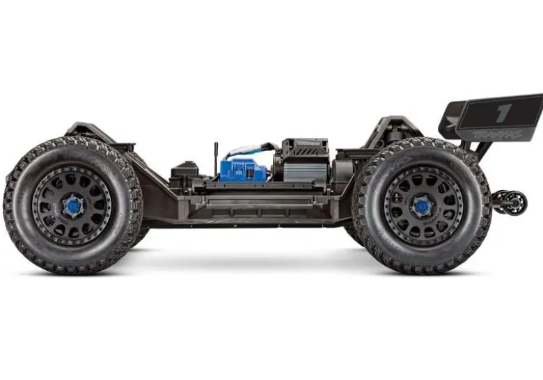 Traxxas 78086-4BLK-SET3XRT 4X4 VXL 1/7 4WD Race Truck Brushless RTR, schwarz Set mit 2x 4S 50C Boost 7000 Lipo, Duo Ladegerät