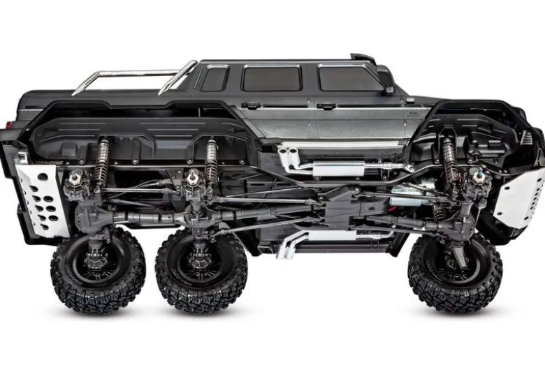 Traxxas 88296-4BLKTRX-6 MB G63 AMG 6x6 Brushed Crawler 1:10 RTR, schwarz inklusive LED Set