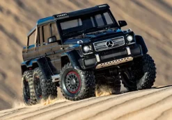 Traxxas 88296-4BLKTRX-6 MB G63 AMG 6x6 Brushed Crawler 1:10 RTR, schwarz inklusive LED Set