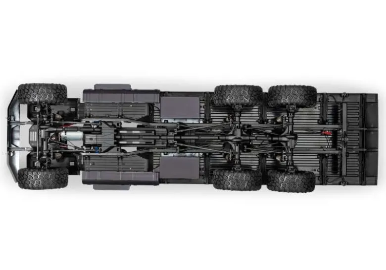Traxxas 88086-84BLKTRX-6 Ultimate RC Hauler Truck 6x6 RTR 1:10, schwarz mit Winde LED-Licht Aktion-Black