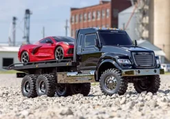 Traxxas 88086-84BLKTRX-6 Ultimate RC Hauler Truck 6x6 RTR 1:10, schwarz mit Winde LED-Licht Aktion-Black