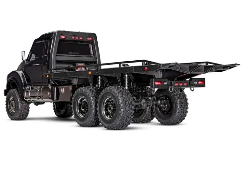 Traxxas 88086-84BLKTRX-6 Ultimate RC Hauler Truck 6x6 RTR 1:10, schwarz mit Winde LED-Licht Aktion-Black