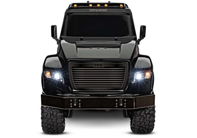 Traxxas 88086-84BLKTRX-6 Ultimate RC Hauler Truck 6x6 RTR 1:10, schwarz mit Winde LED-Licht Aktion-Black