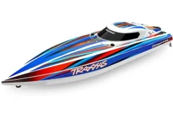 Traxxas 106064-4-BLUEDISRUPTOR 26 Zoll V-Rumpf BL Boot Selbstaufrichtung, blau bei 4S Lipo bis 60 km/H