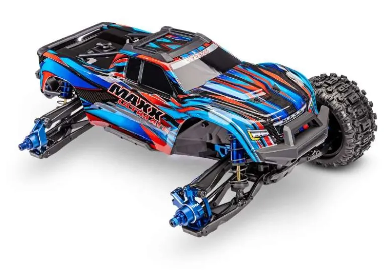 Traxxas 89087-4-BLUEMAXX Ultimate 4x4 Brushless Monster-Truck, 1:10, blau