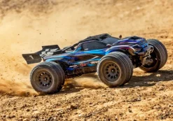 Traxxas 108076-1-BLUEMINI-XRT V2 3S 4x4 1:16 Monster-Truck RTR 2026, HD, blau mit 2S Lipo/Lader Brushless Version 2026