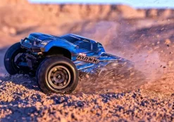 Traxxas 107154-1-BLUESET1MINI-MAXX 4WD BL-2S Brushless, HD-Teile, RTR, blau Set mit zweitem Akku und EZ-Peak Plus Ladegerät
