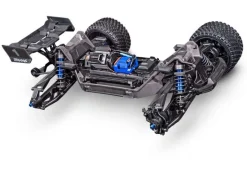 Traxxas 78086-4BLUE-SET3XRT 4X4 VXL 1/7 4WD Race Truck Brushless RTR, blau Set mit 2x 4S 50C Boost 7000 Lipo, Duo Ladegerät