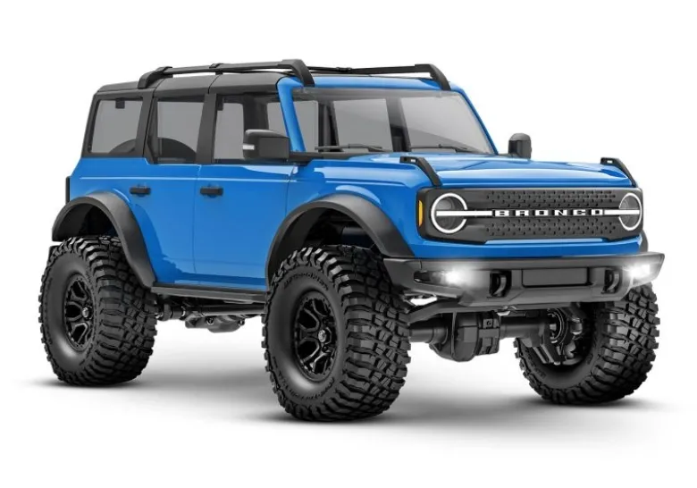 Traxxas 97074-1BLUETRX-4M Ford Bronco 4x4 Crawler 1:18 blau - 100% RTR