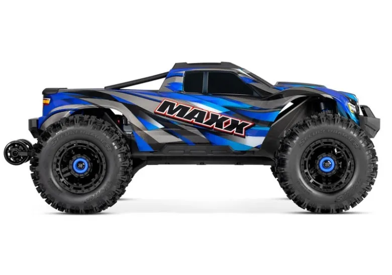 Traxxas 89086-4BLUEWideMAXX 1:10 RTR TSM 4S Brushless Monster-Truck blau