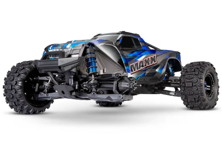 Traxxas 89086-4BLUEWideMAXX 1:10 RTR TSM 4S Brushless Monster-Truck blau