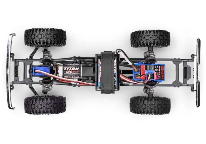 Traxxas 97044-1BRWNTRX-4M Ford F150 4x4 lifted braun 1/18 Crawler RTR Brushed inkl. Akku + Lader