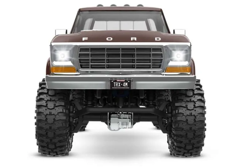 Traxxas 97044-1BRWNTRX-4M Ford F150 4x4 lifted braun 1/18 Crawler RTR Brushed inkl. Akku + Lader
