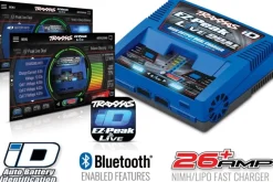 Traxxas 2973GDual EZ-Peak Live 200 Watt NiMH/Lipo Schnell-Lader TRX EU Das stärkste Duo Ladegerät von Traxxas. Bis 16A !!