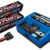 Traxxas 2993GEZ-Peak LIVE ID Ladegerät + 2x 4S 14,8V Lipo 6700mAh Akku